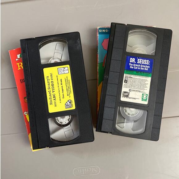 Sing Along Classics Dr Suess The Grinch Cat in Hat Richard Scarry ABC Animated - Picture 8 of 10